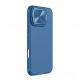 Nillkin CamShield Prop Hard Case - хибриден удароустойчив кейс за iPhone 16 Pro (син) thumbnail 4