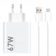 Xiaomi Wall Charger MDY-14-EW 67W - захранване за ел. мрежа с USB-A изход с технология за бързо зареждане и USB-C кабел (бял) (bulk) thumbnail