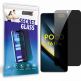 GrizzGlass SecretGlass Privacy Hybrid Screen Protector - хибридно защитно покритие с определен ъгъл на виждане за дисплея на Xiaomi POCO F6 Pro (прозрачно) thumbnail