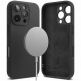 Ringke Silicone Magnetic MagSafe Case - силиконов (TPU) калъф с MagSafe за iPhone 16 Pro Max (черен) thumbnail