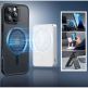 ESR Halolock Classic Hybrid MagSafe Protection Set - хибриден удароустойчив кейс с MagSafe и стъклено защитно покритие за дисплея на iPhone 16 Pro (черен-мат) thumbnail 3