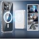 ESR Halolock Classic Hybrid MagSafe Protection Set - хибриден удароустойчив кейс с MagSafe и стъклено защитно покритие за дисплея на iPhone 16 (прозрачен) thumbnail 3