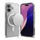 Ringke Fusion Magnetic Case - хибриден кейс с висока степен на защита с MagSafe за iPhone 16 (прозрачен-мат)  thumbnail