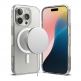 Ringke Fusion Magnetic Case - хибриден кейс с висока степен на защита с MagSafe за iPhone 16 Pro (прозрачен-мат)  thumbnail