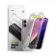 Ringke Easy Slide Tempered Glass 2 Pack - 2 броя калени стъклени защитни покрития за дисплея на iPhone 16, iPhone 15 (черен-прозрачен) thumbnail
