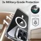 ESR Classic Kickstand HaloLock MagSafe Case - хибриден кейс с висока степен на защита с MagSafe за iPhone 16 Pro Max (прозрачен)  thumbnail 3