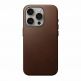 Nomad Traditional Leather MagSafe Case - кожен (естествена кожа) кейс с MagSafe за iPhone 16 Pro Max (тъмнокафяв) thumbnail 4