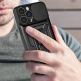 Techsuit CamShield Case - хибриден удароустойчив кейс с пръстен против изпускане за iPhone 15 Pro (черен)  thumbnail 2