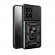 Techsuit CamShield Case - хибриден удароустойчив кейс с пръстен против изпускане за Xiaomi 14 (черен)  thumbnail