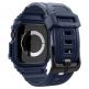 Spigen Rugged Armor Pro Case - удароустойчив TPU кейс с вградена каишка за Apple Watch 10 46мм (2024) (тъмносин) thumbnail 2