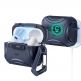 ESR AirPods Pro Cyber Lock Armor Halolock MagSafe Case - силиконов удароустойчив калъф с карабинер съвместим с MagSafe за Apple AirPods Pro 2, AirPods Pro (син) thumbnail