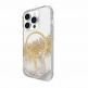 CaseMate Karat Marble MagSafe Case - дизайнерски удароустойчив кейс със златни нишки и MagSafe за iPhone 15 Pro (прозрачен) thumbnail 3