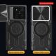 Techsuit CamGuard Pro Case - хибриден удароустойчив кейс с вградена поставка за Xiaomi 14T (черен)  thumbnail 3
