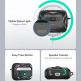 ESR AirPods Pro Cyber Lock Armor Halolock MagSafe Case - силиконов удароустойчив калъф с карабинер съвместим с MagSafe за Apple AirPods Pro 2, AirPods Pro (черен) thumbnail 7