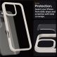 Spigen Ultra Hybrid Case - хибриден кейс с висока степен на защита за iPhone 16 Pro Max (прозрачен-бежов) thumbnail 11