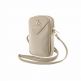 Guess PU Grained 4G Metal Logo Wallet Phone Zipper Bag - дизайнерска чанта (органайзер) за мобилни устройства и аксесоари (златист) thumbnail 3
