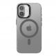 Benks Magnetic Lucid Armor Case - хибриден удароустойчив кейс с MagSafe за iPhone 16 Plus (сив) thumbnail 2