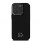 DKNY PU Leather Stack Logo Magsafe Leather Hard Case - дизайнерски кожен кейс с MagSafe за iPhone 16 Pro (черен) thumbnail 2