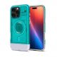 Spigen Classic C1 MagSafe Case - хибриден удароустойчив кейс с висока степен на защита с MagSafe за iPhone 16 Pro (син)  thumbnail
