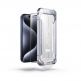 Mobile Origin Screen Guard Full Cover Tempered Glass - стъклено защитно покритие за дисплея на iPhone 16 Pro (черен-прозрачен) thumbnail 2