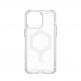 Urban Armor Gear Plyo MagSafe Case - удароустойчив хибриден кейс за iPhone 15 Pro Max (прозрачен-бял) (bulk) thumbnail 8
