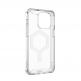 Urban Armor Gear Plyo MagSafe Case - удароустойчив хибриден кейс за iPhone 15 Pro Max (прозрачен-бял) (bulk) thumbnail 10