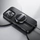 Benks Magnetic Montage Kevlar Metal Frame Case 600D - кевларен кейс с MagSafe за iPhone 16 Pro Max (черен) thumbnail 4