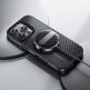 Benks Magnetic Montage Kevlar Metal Frame Case 600D - кевларен кейс с MagSafe за iPhone 16 Pro (черен) thumbnail 4