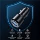 Mobile Origin Dual Quick Car Charger 60W - зарядно за кола с USB-A и USB-C изходи с технология за бързо зареждане (черен) thumbnail 9
