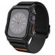 Spigen Lite Fit Pro - удароустойчив TPU кейс с вградена каишка за Apple Watch 10 46мм (2024) (черен)  thumbnail