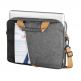 Hama Florenz Laptop Bag 14.1 - елегантна чанта с дръжки и презрамка за MacBook Air 13, MacBook Pro 13, MacBook Pro 14 и лаптопи до 14 инча (черен-сив) thumbnail 2