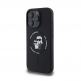 Karl Lagerfeld Liquid Silicone Karl and Choupette MagSafe Case - дизайнерски силиконов кейс с MagSafe за iPhone 16 Pro (черен) thumbnail 3