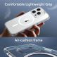 ESR Halolock Classic Pro MagSafe Hybrid Protection Set - хибриден удароустойчив кейс с MagSafe и стъклено защитно покритие за дисплея на iPhone 15 Pro (прозрачен) thumbnail 6