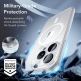 ESR Halolock Classic Pro MagSafe Hybrid Protection Set - хибриден удароустойчив кейс с MagSafe и стъклено защитно покритие за дисплея на iPhone 15 Pro (прозрачен) thumbnail 7