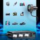 Joyroom 9-in-1 Car Charger 154W - зарядно за кола с 1xUSB-C и 5xUSB-A изходи и 3 извода за запалка (черен) thumbnail 3