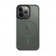 Tactical MagForce Hyperstealth Cover - хибриден удароустойчив кейс с MagSafe за iPhone 13 Pro (тъмнозелен) thumbnail