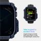 Spigen Rugged Armor Case - удароустойчив TPU кейс за Apple Watch 10 46мм (2024) (тъмносин) thumbnail 9