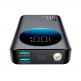 Joyroom Digital Display Power Bank 30W 10000 mAh - външна батерия с 2xUSB-A и 1xUSB-C изходи и технология за бързо зареждане (черен) thumbnail 2