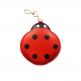3D Ladybird Power Bank With Keyring 2200 mAh - компактна външна батерия с 1xUSB-A изход за мобилни устройства (червен) thumbnail