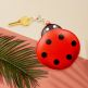 3D Ladybird Power Bank With Keyring 2200 mAh - компактна външна батерия с 1xUSB-A изход за мобилни устройства (червен) thumbnail 4