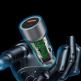 Dudao R4T Dual USB-A & USB-C Car Charger 49W - зарядно за кола с USB-A и USB-C изходи и технология за бързо зареждане (тъмносив) thumbnail 3