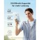 Anker Zolo Power Bank 30W 20000 mAh - външна батерия с вграден USB-C кабел, USB-C и USB-A портове и технология за бързо зареждане (бял) thumbnail 4