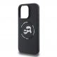 Karl Lagerfeld Liquid Silicone Karl and Choupette Heads MagSafe Case - дизайнерски силиконов кейс с MagSafe за iPhone 16 Pro Max (черен) thumbnail 4