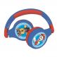 Lexibook Paw Patrol Wireless On-Ear Headphones - безжични слушалки подходящи за деца (син-червен) thumbnail 2