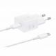 Samsung Power Delivery 3.0 25W Wall Charger Set - комплект EP-T2510EWE захранване за ел. мрежа с USB-C изход и EP-DN980BBE USB-C кабел (бял) (bulk) thumbnail