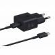 Samsung Power Delivery 3.0 25W Wall Charger Set - комплект EP-T2510EBE захранване за ел. мрежа с USB-C изход и EP-DN980BBE USB-C кабел (черен) (bulk) thumbnail