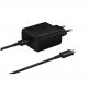 Samsung Power Delivery 3.0 45W Wall Charger Set - комплект EP-TA845EBE захранване за ел. мрежа с USB-C изход и EP-DW767JBE USB-C кабел (черен) (bulk) thumbnail