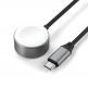Satechi USB-C Magnetic Fast Charging Cable for Apple Watch - USB-C кабел за зареждане на Apple Watch (18 см) (тъмносив) thumbnail 3