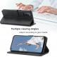 Techsuit Diary Book Wallet Leather Flip Case - кожен калъф, тип портфейл за Samsung Galaxy A36 5G (черен) thumbnail 4