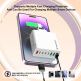 Techsuit CHPD224 Quick Wall Charger PD 65W - захранване за ел. мрежа с 4xUSB-A и 4xUSB-C изхода и технология за бързо зареждане (черен) thumbnail 4